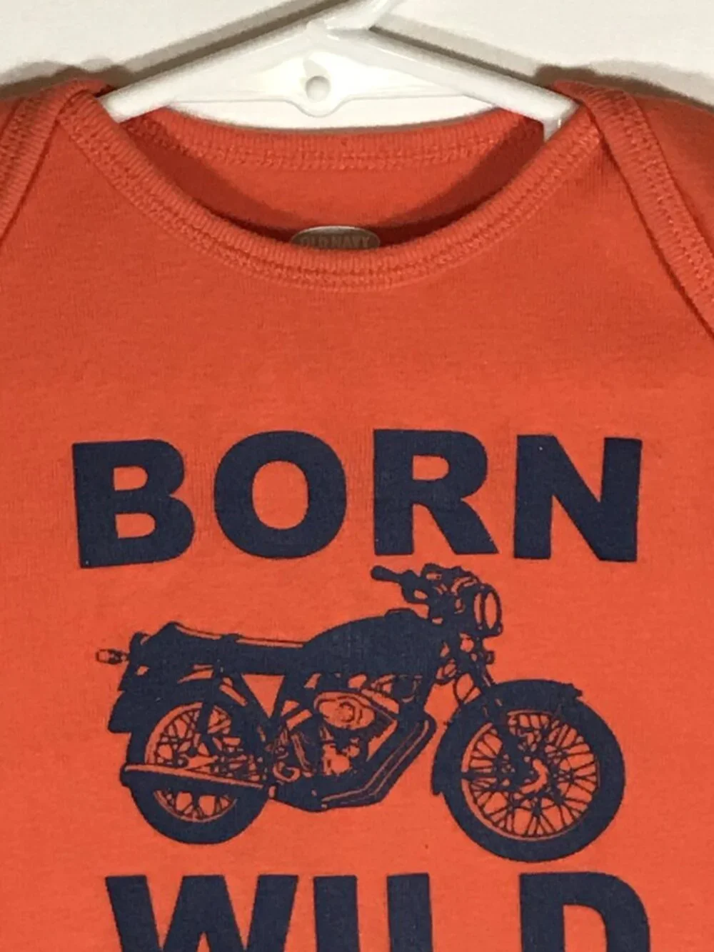 Old Navy Baby's 12-18M Orange Long Sleeve One Piece